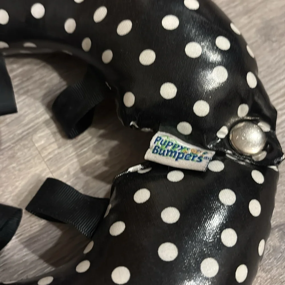 Polka Dot Dog Bumper Collar - Picture 2 of 5